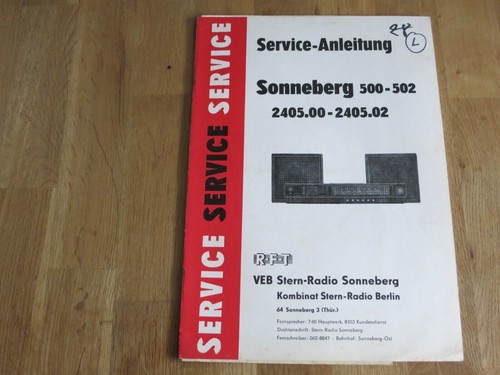 Ddr service anleitung radio - service-anleitung,