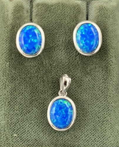 Opal anhänger und - anhänger, paar