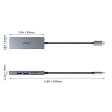 5in1 USB-C Hub USB C Adapter 3 USB-A 3.0 SD MicroSD Kartenleser 