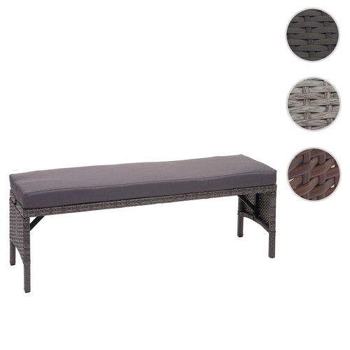Poly rattan sitzbank - sitzbank, hwc-g16