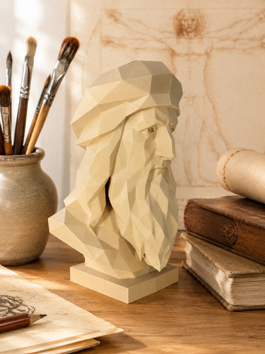 Leonardo vinci büste - da,