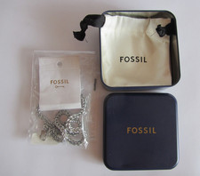Fossil Herren Halskette Silber Edelstahl JOF00661040