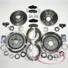 Bremsscheiben Beläge Bremstrommel Set Radlager vorne hinten für VW Syncro [T3]
