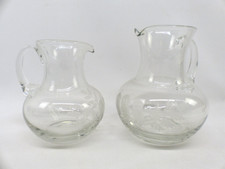 Kisslinger Rattenberg Tirol Kristall handgeschliffen Eulen Zweig Paar Glaskrüge