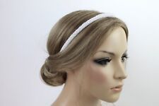 Haarreif Brautschmuck Perlen Kranz Haarschmuck Hochzeit Kommunion Stirnband weiß
