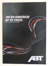 ABT Tuning Motor Karosserie Felgen Sportsline Audi VW - Prospekt Brochure 2012