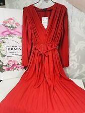 ZARA MIDI KLEID VERBRANNT ORANGE BLOGGER GESCHENK AUSVERKAUFT GRÖSSE S