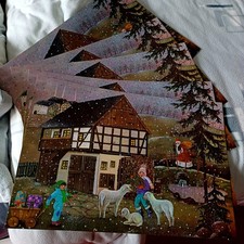 5x DDR ADVENTSKALENDER UNGEÖFFNET MIT TÜRCHEN/KINDERGARTEN/HORT/PRIVAT OSTALGIE