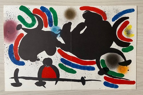 Joan miro orig lithographie - miro, orig.-lithographie