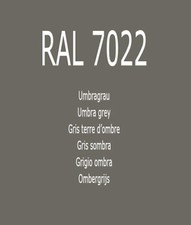 MEGA Aqualack All in One SM 160 Umbragrau RAL 7022 2,5L seidenmatt Lackfarbe