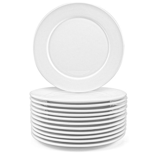 Weiße porzellanteller - weiße, –