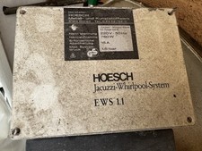 Hoesch Whirlpool | ca. 1,40 x 1,40 | Acryl schwarz glänzend / gold