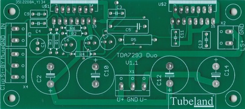 Tda7293 duo - tda7293, d
