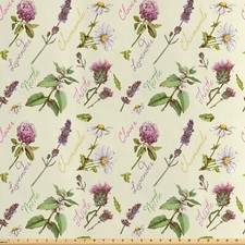 Distel Satin Stoff als