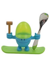 WMF Willy Mia Fred Eierbecher Set 6 Kunststoff Edelstahl Mehrfarbig