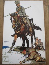 Postkarte Reiter Ulanen