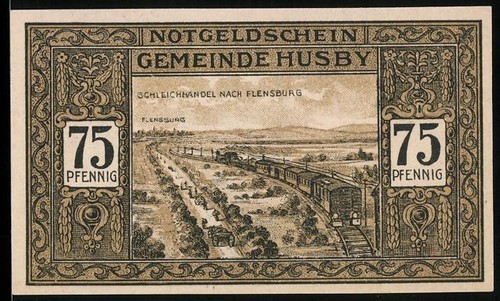 Notgeld husby 1921 75 - husby, 1921,