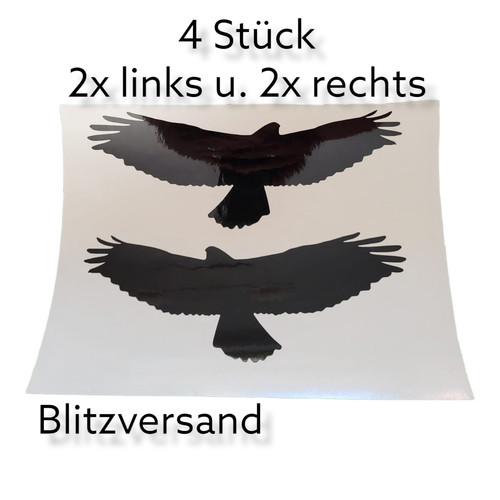 Vogel aufkleber - 4x,