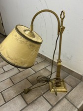 Tischlampe / Stehlampe 1970er Jahre, Vergoldet mit Messing-Detail