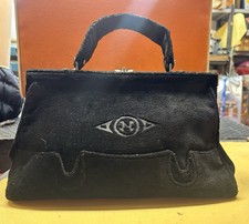 Tasche Schwarz und Silber 70er Jahre