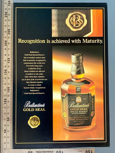1991 ballantines gold - ballantines,