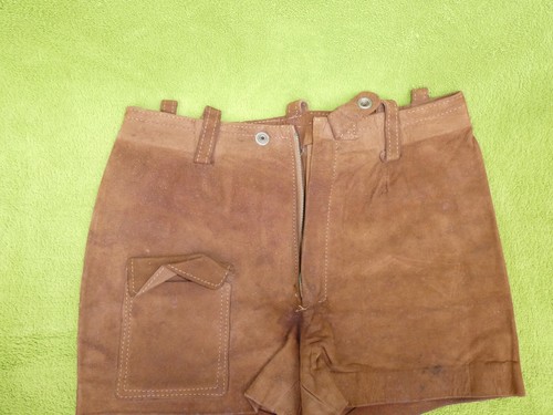 Kurze alte trachtenlederhose - kurze,