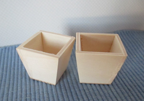 Blumenkästen holz miniatur - 2,