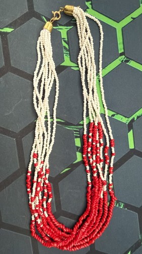 Vintage collier kette perlmutt - vintage,