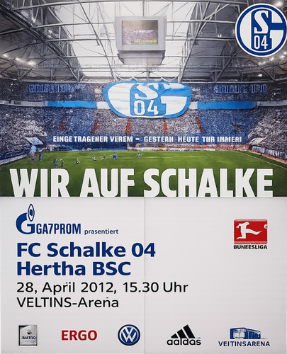 Schalke poster hertha - poster,
