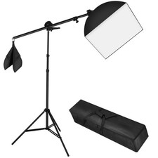 Studioleuchte Softbox Fotostudio Profi Studioset Alu Studiolampe Stativ + Tasche