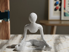 3D Skulptur Yoga Figur –