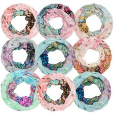 Loopschal Damen floraler Print