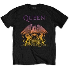 Queen Crest Logo Freddie Mercury Brian May lizenziert T-Shirt Herren
