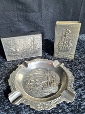 Aschenbecher Set 50er/60er Jahrer Vintage Alt