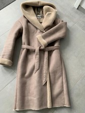 PROMOD Größe 36 S Lammfell Imitat Mantel Winter warm Jacke gefüttert Parka top