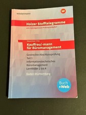 Holzer Stofftelegramme Kauffrau/-mann für Büromanegement