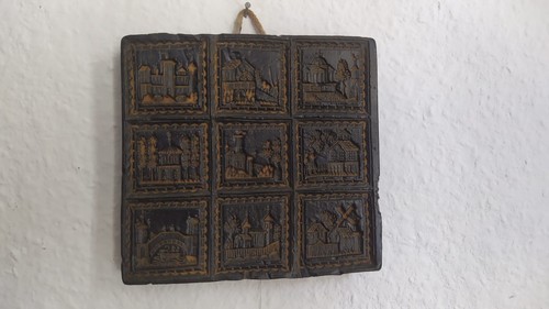 Vintage wachs wandbild - vintage, wachs-wandbild