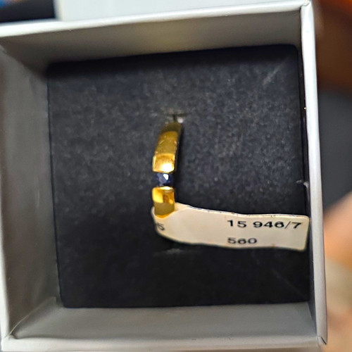 Gelbgold ring 585 56 - 585,