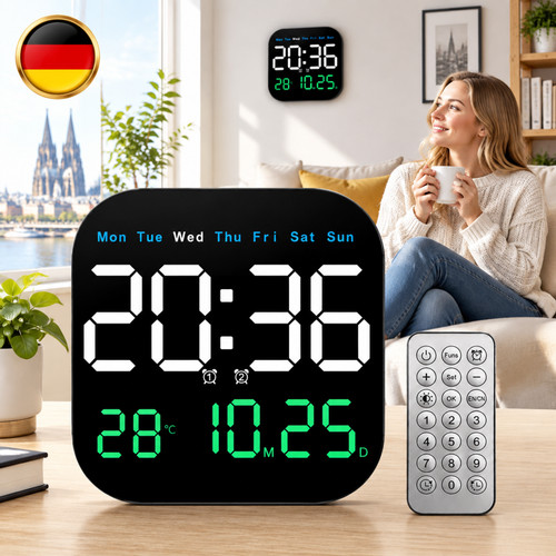 Große wanduhr digitaluhr - wanduhr,