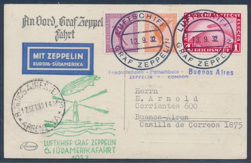 Zeppelin südamerikafahrt 1932 - zeppelin,