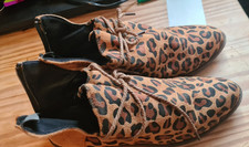 Schicke leoparden stiefeletten - leoparden,
