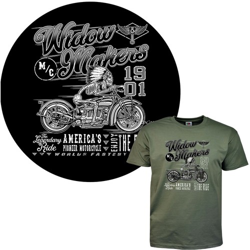 Shirt biker motorrad old - t-shirt,