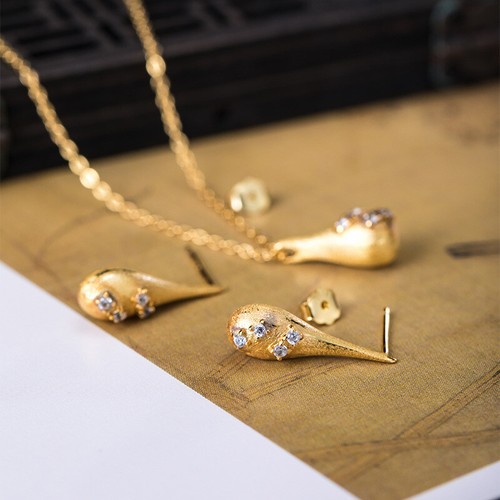 I04 schmuckset wassertropfen - i04,