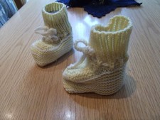 Gelbe babyschuhchen - gelbe,