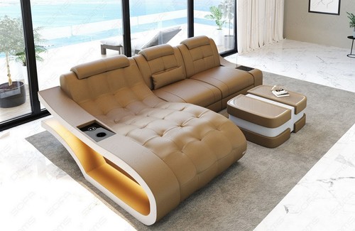 Sofa couch ledersofa eckcouch - sofa,