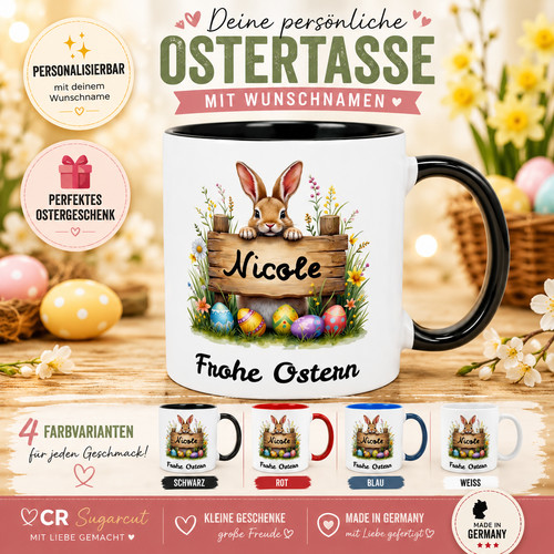 Personalisierte ostertasse - personalisierte,