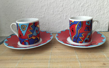 2 Espressotassen +Untertassen