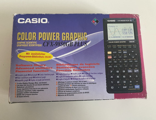 Casio cfx 9850gb - casio, plus