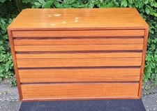 Royal Teak Regal Poul Cadovius Schubladen 4 Schübe Container 80x40x51.5 