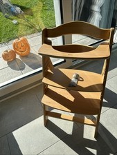 Hauck Alpha+ Hochstuhl mitwachsend | Treppenhochstuhl aus Holz | Baby Stuhl